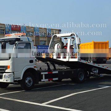 Dongfeng Right Hand Drive 4T Flatbed Tow Truck photo-3
