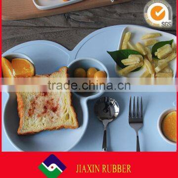 Disposable Kid Placemat Silicone Tray Mat Cloud Shape Table Dinner Anti Skid Mats photo-3