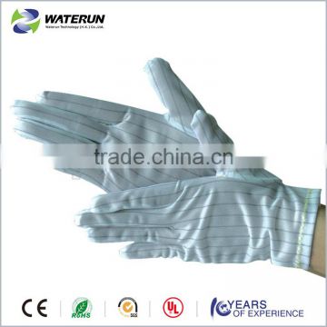 polyester comfortable esd working gloves