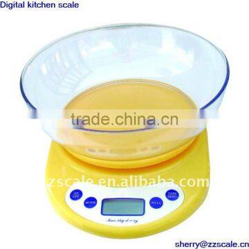 new type 3kg digital weighing scale / digital kitchen scale