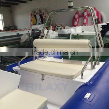Rigid Inflatable Fiberglass Pontoon Boat photo-5