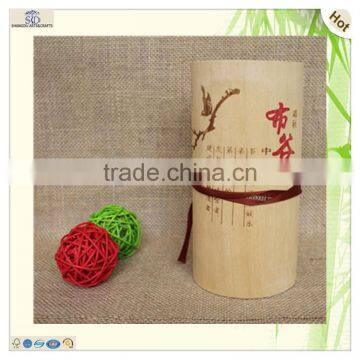 mini pattern printed soft wood magic box