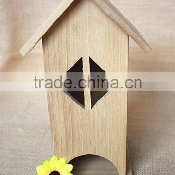 Wooden carved bird miniature wood crafts houses for sale