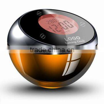7 Color Talking Alarm Clock, Popular Promotional Digital Clock photo-2