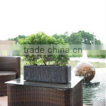 outdoor patio stackable planters rectangle planters and pots