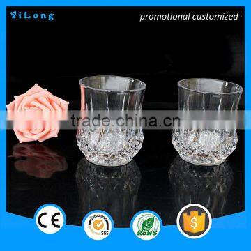 new style gleamy cup/Custom LED cup,flashing glass cup for drinking,Colorful light party cup