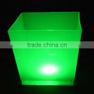 China Factory Logo Printed Custom Plastic Bar Ice Bucket photo-3