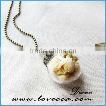 Womens Handmade Glass Globe Pendant ,Glass Globe Starfish Pendant photo-5