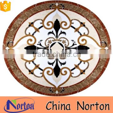 Norton customized size wholesale Hotel lobby floor marble round medallion NTMS-MM002L