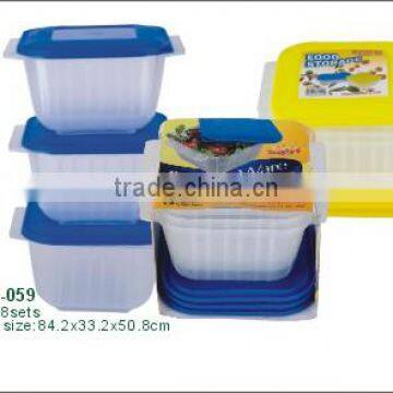 6pcs Rectangular Storage Box Set,plastic Rectangular Box, Food Container With Lid photo-5