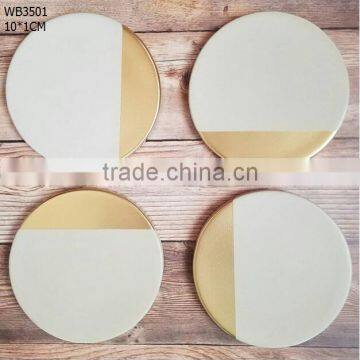 Bespoke Designs Gold Dipped Concrete Coasters photo-2