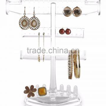 Wholesale transparent acrylic ring display stand