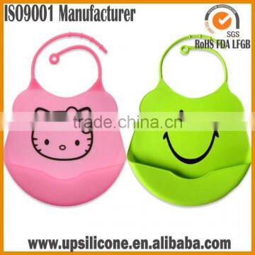 Apparel Roll up Baby Bib Wholesale Solid Color Fancy Baby Bibs With Snaps photo-4