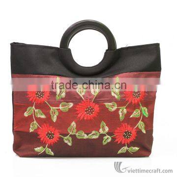 Hand Embroidered Wallet to Store Money, Cosmetic, Personal Stuff, 100% Made From Natural Silk photo-5