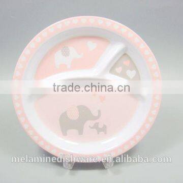 High Quality Modern Design Melamine Kids Dinner Plate/sectional Children Plate photo-3