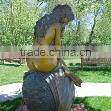 Bronze Foundry Metal Craft Folk Art Nude Woman Bronze Sculpture photo-3