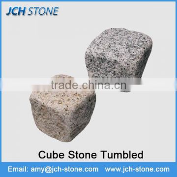 China cheap cube stone tumbled natural stone