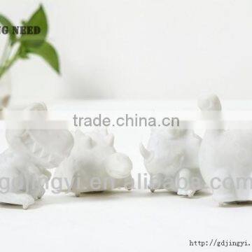White Dinosaur for Children Day With Soft Plastic Dinosaur Toys photo-3