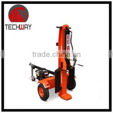 22 Ton Cheap Log Splitter for Sale 6.5HP Gasoline Forestry Cutting Log Splitter photo-2