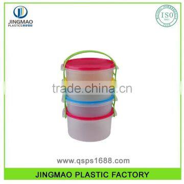 Easy Open Food Grade Portable Plastic Microwave Good Container