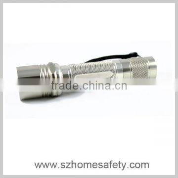 504B Aluminum Alloy silver Case for Flashlight