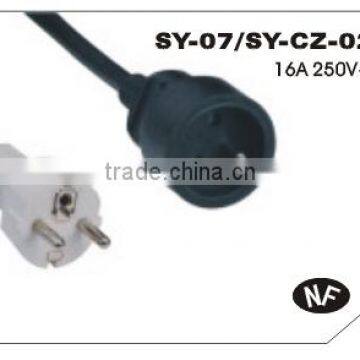 French Extension Cord with plug and socket