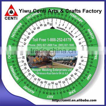 Custom 4 Color Print Imprinted Plastic 2 Wheel BMI Calculator