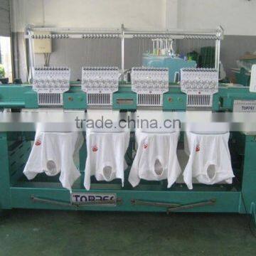 4 heads cap t-shirt and flat 3D computerized embroidery machine price