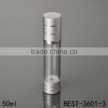 Classic Design Silver 30ml Airless Bottle Essential Oil Airless Pump Bottle 30ml photo-3