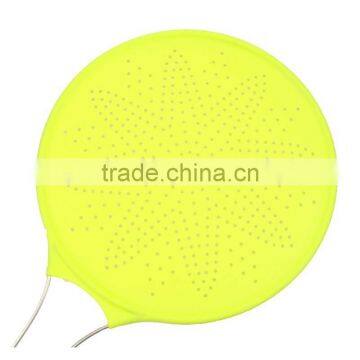 High Quality Silicone Rubber Flat Colored Colanders Decorative Colanders