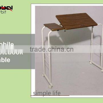 Modern adjustable notebook table, new desigh cheap folding mobile office table