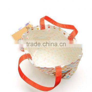 Cute Bear Printing Nylon Shopping Tote Bag,Wholesale Women Nylon Tote Bag photo-6