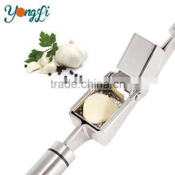Silicone Tube Roller Stainless Steel Garlic Press and Peeler Set photo-3