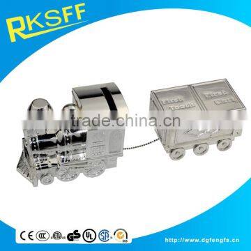 2016 New Design Alloy Zinc Train Shape Baby First Tooth and Curl Box With High Quality photo-5