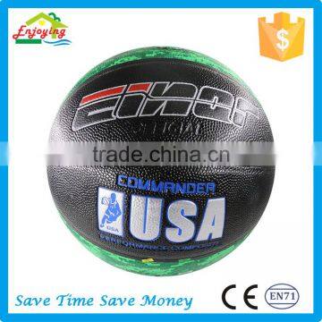 Fashion Style pu Leather Wearable and Durable Blue Basketball in Bulk photo-5