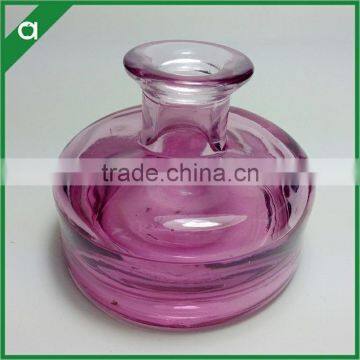 Round Yurt Glass Bottle for 80ml Reed Diffuser Oil With Glass Stopper photo-3