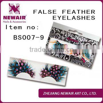 Wholesale 100% hand make mix mink and fox fur eyelashes extension