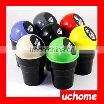 UCHOME Promotional NEW Wholesale Round Plastic Desktop/Car Mini Trash