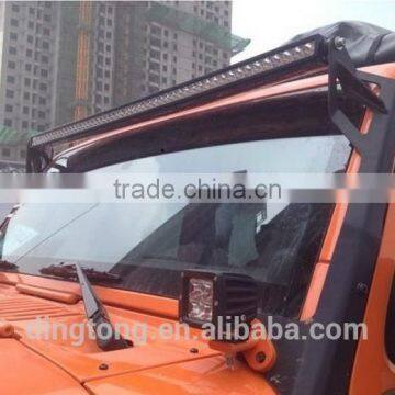 50" LED Work Light Bar Steel Metal Upper Windshield Mounting Brackets photo-2