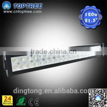 21.5'' 120w waterproof extreme led light bars recessed led lights bull bar