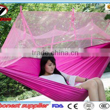 Retail and wholesale support factory supply Parachute hammock with mosquito net