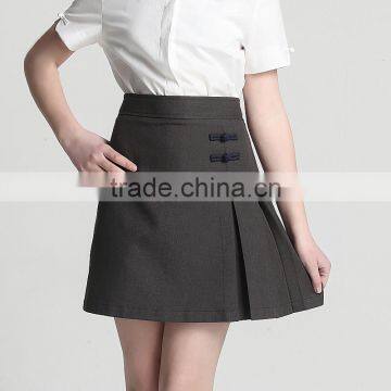 School Girl Skirt Dress Solid Color All-match New Design Custom Made photo-2