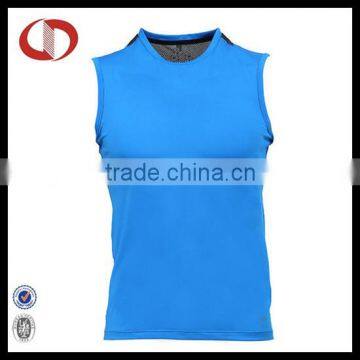 100%polyester mens mesh running tops from china