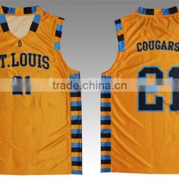 Fashionable Basketball Jersey Custom Basketball Singlets Sublimated Basketball Uniform photo-3