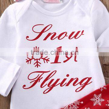 New Style Newborn Baby Clothes 2017 Christmas Cotton Custom Design Wholesale Jumpsuit Clothing Summer Baby Romper Suit