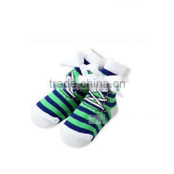 Korean Style Knitting Machine Baby Socks Latest Design Rich Cotton Baby Thick Winter Socks Wholesale photo-2