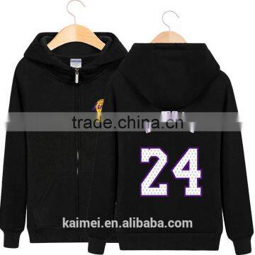 2017 Wholesale Beautiful Design Amazing Quality Eco-friendly Breathable Anti-wrinkle Cute Sports Zipper Hoodie photo-4
