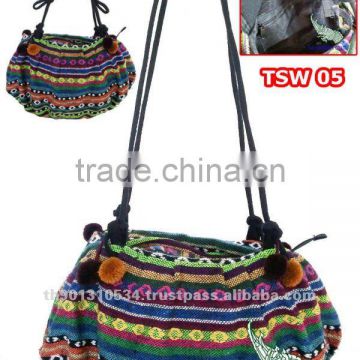 Thai Vintage HMONG woven fabrics shoulder bag handbag