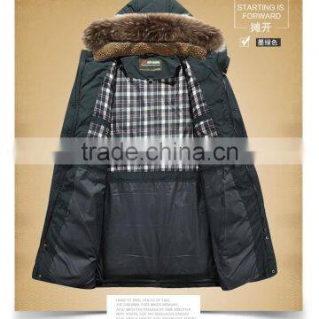 Man Business Style Winter Coat Stand-up Collar Men Coats Down Coat for Winter Hiking Jacket photo-2