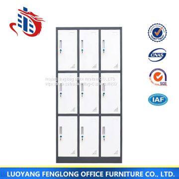 Commercial 9 door metal storage locker for gym&fitness club changing room